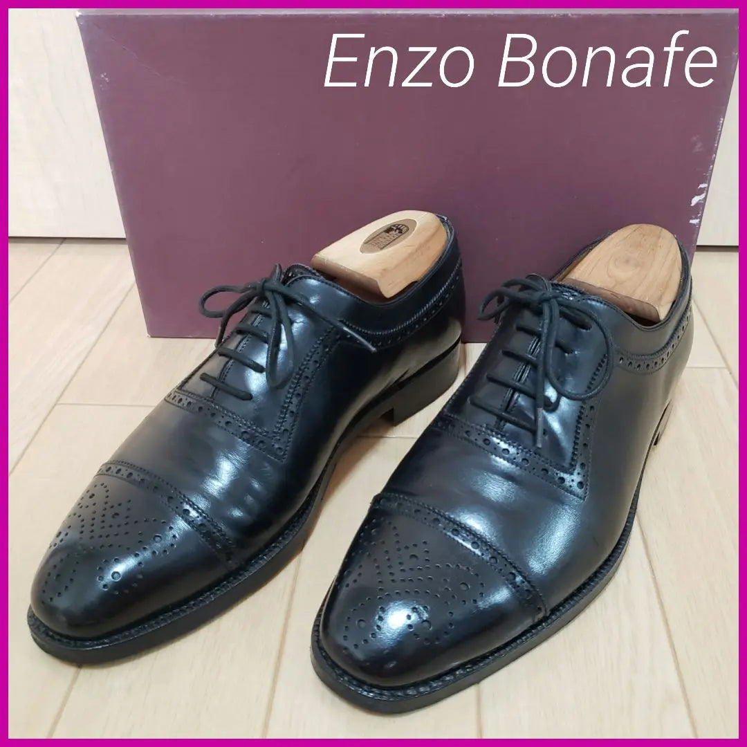 Enzo Bonafe x BEAMS/Semi-brogue inner wing/Enzo Bonafe