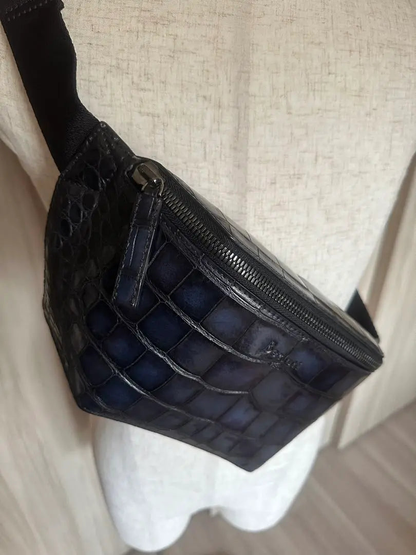 Custom-made 3 million Berluti Compliance Alligator Belt Bag One of the World