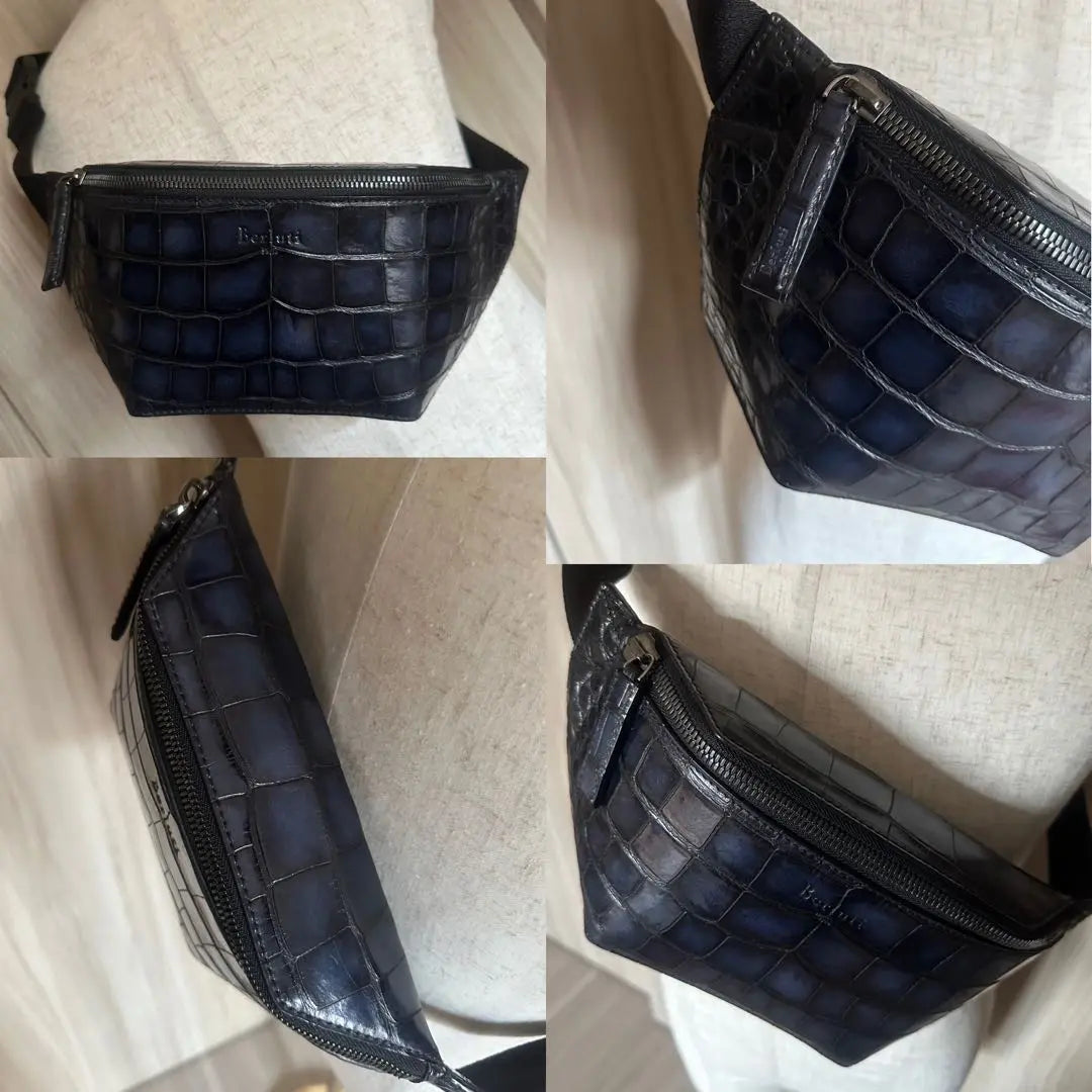 Custom-made 3 million Berluti Compliance Alligator Belt Bag One of the World