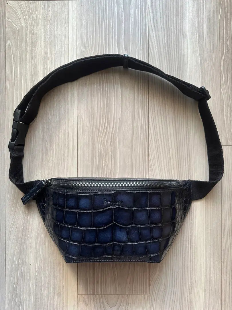 Custom-made 3 million Berluti Compliance Alligator Belt Bag One of the World