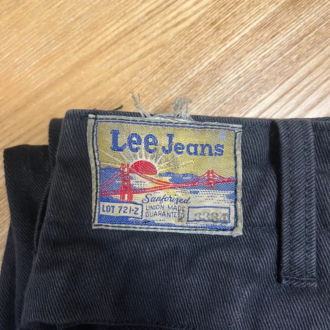 60s Lee 721z Frisco Pants LeeJeans Work Pants Black