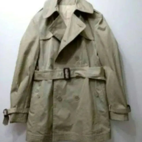 .h1801 Half Trench "Lurrachet" [F] Abrigo primaveral con cinturón, beige | .h1801『ルラシェ』ハーフトレンチ【F】スプリングコート ベルト付 ベージュ