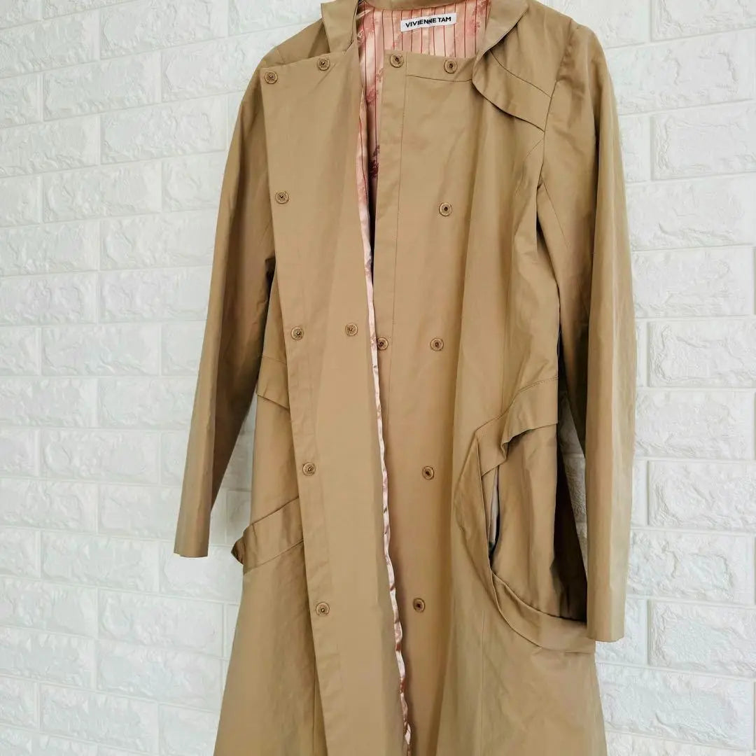 VIVIENNE TAM Vivienne TAM Collarless Coat Spring Coat