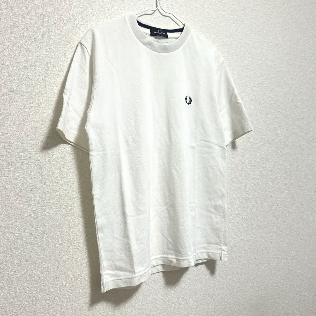 FRED PERRY Embroidered Short Sleeve T-shirt White S