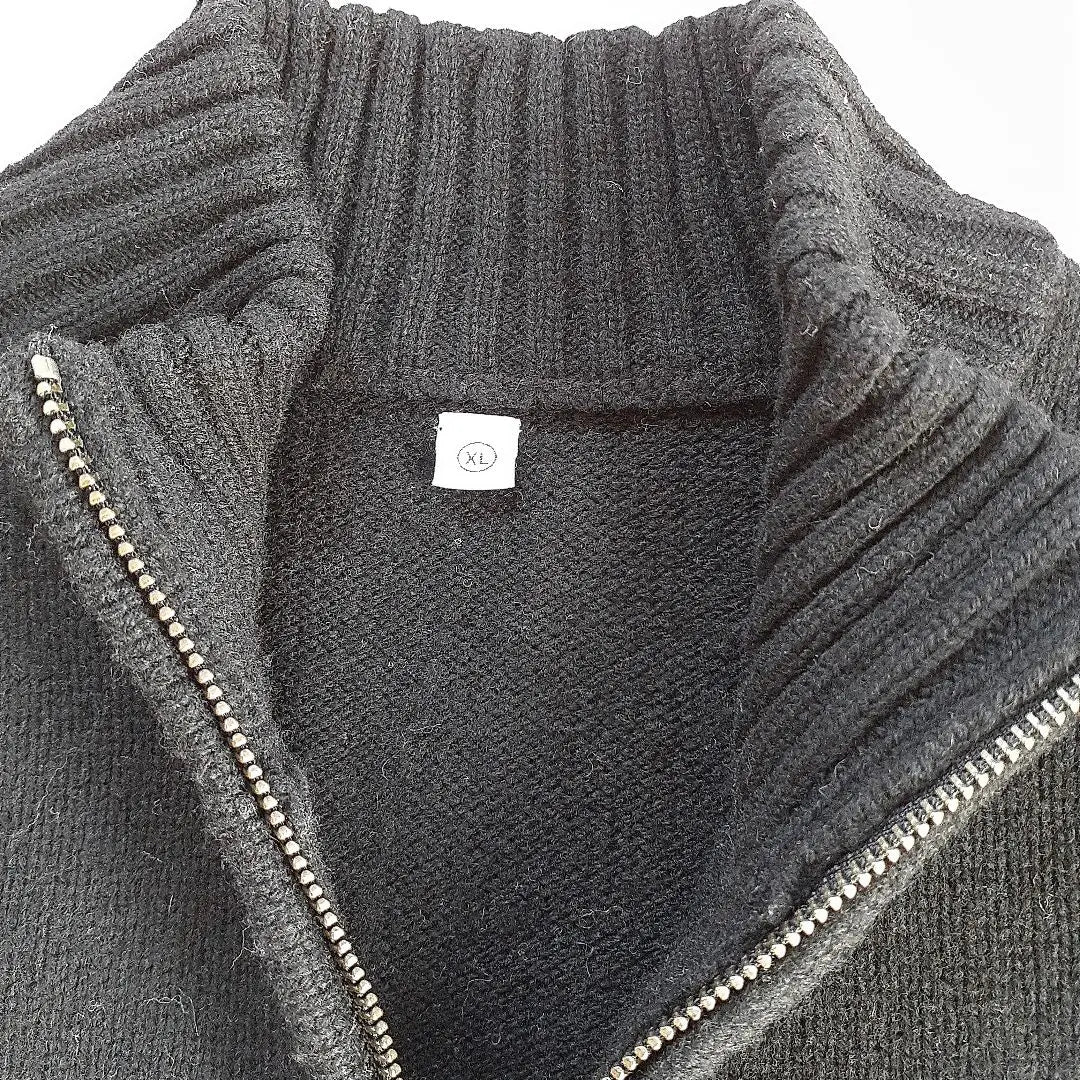 UNIQLO Men's Nordic Pattern Zip-Up Sweater