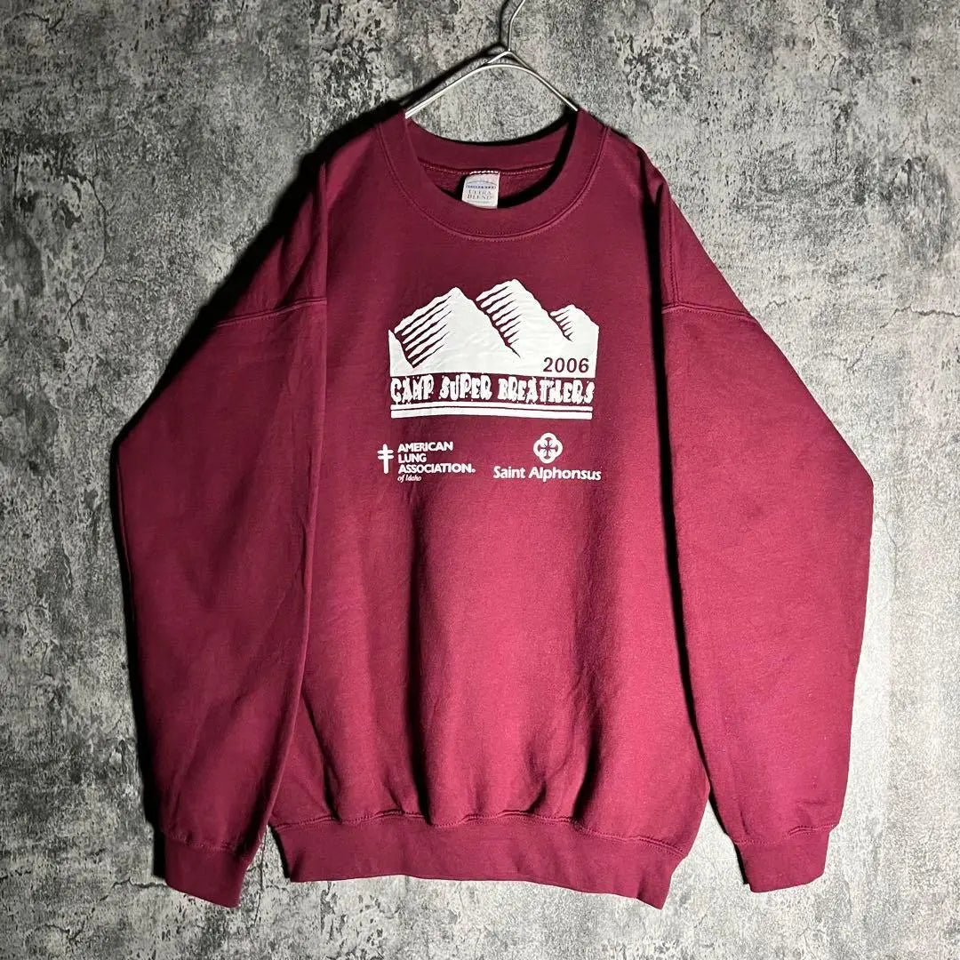 Vintage Red Logo Sweatshirt Vintage 90s