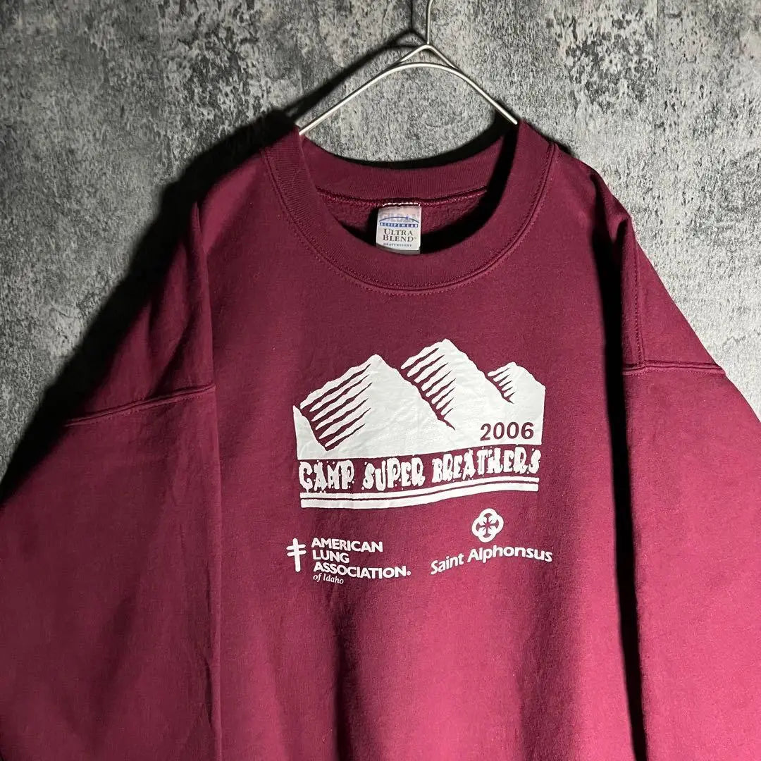 Vintage Red Logo Sweatshirt Vintage 90s