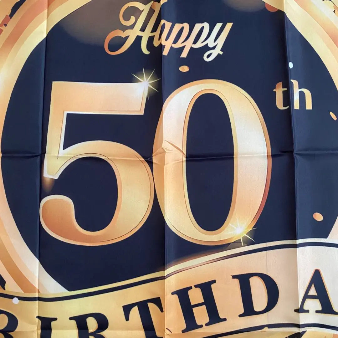 Tapestry background cloth birthday 50 years old 50th anniversary party anniversary wall hanging