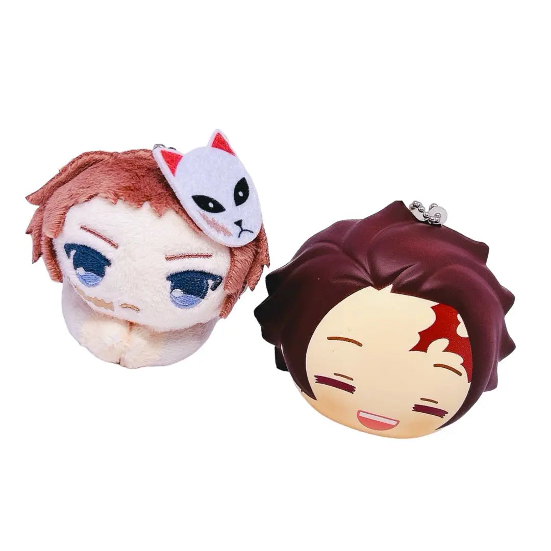 ⭐️Anonymous delivery⭐️Demon Slayer Keychain Tanjiro Rusbito Set of 2, Clothing