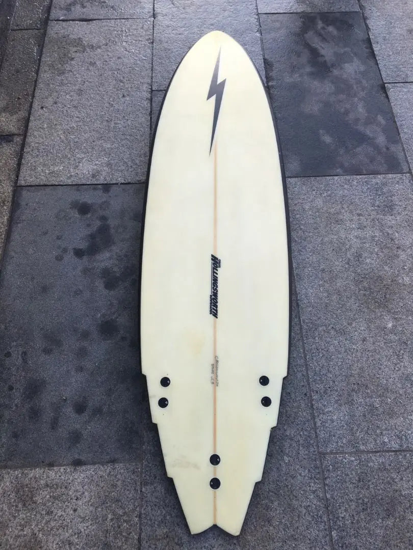 Unused surfboard lightning bolt bolt retro 6'3