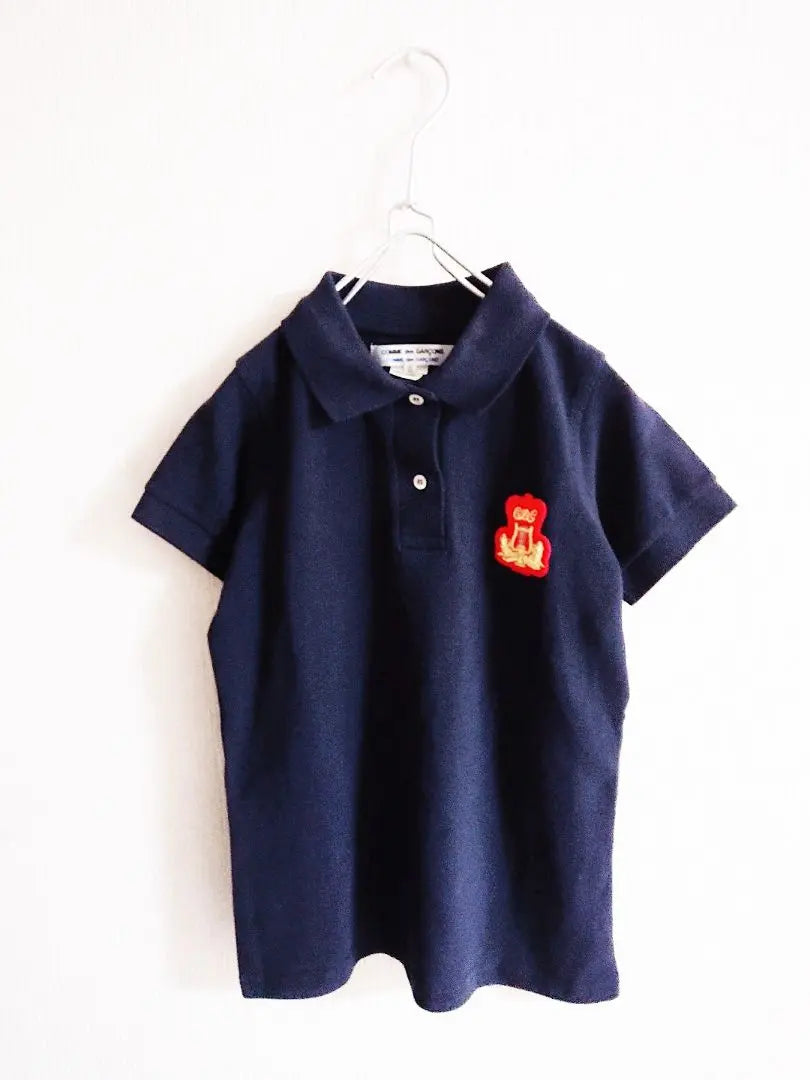 D220880 COMME des GARCONS patch short sleeve polo shirt