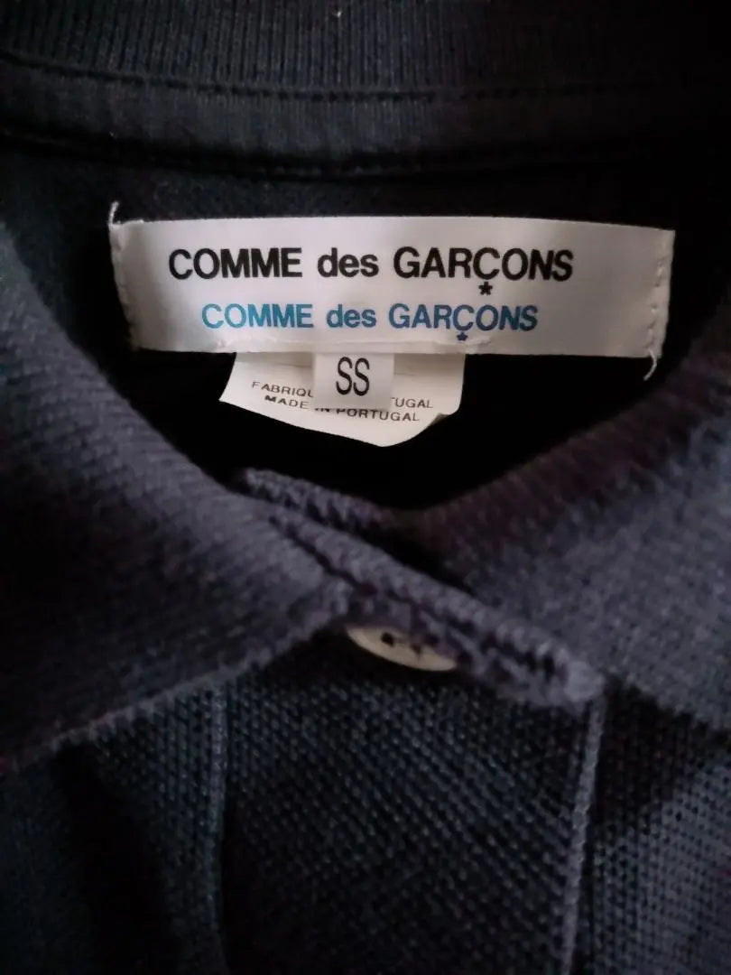 D220880 COMME des GARCONS patch short sleeve polo shirt