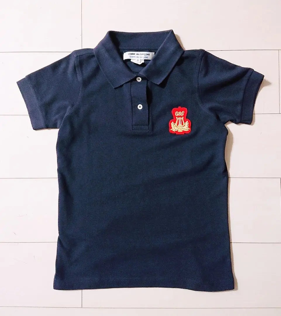 D220880 COMME des GARCONS patch short sleeve polo shirt