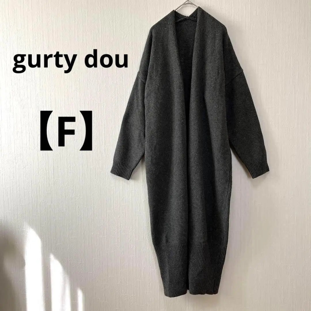 A0314 GURTY DOU [F] Lap Cardigan Large Furujo | a0314 gurty dou 【F】　ラップカーディガン　大きめ　ふるじょ