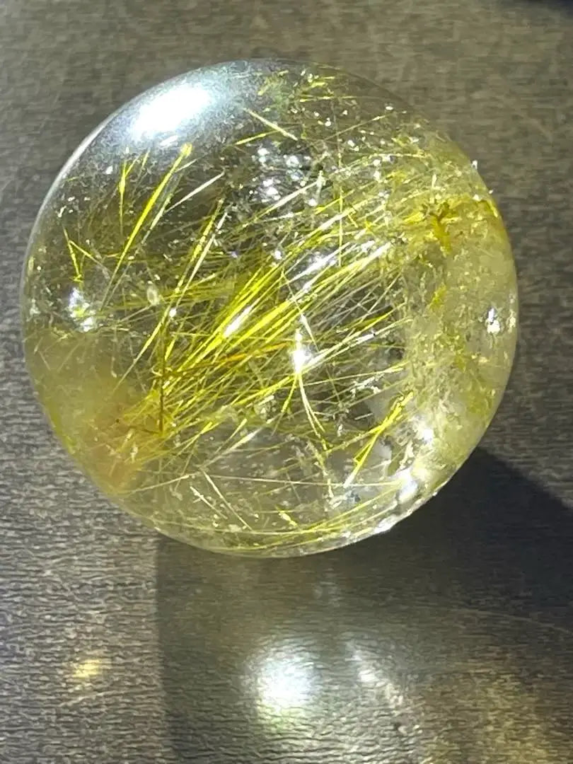 [New arrival] High quality Goldle Chile Quartz Mini Sphere 24.8 mm (new unused) Rainbow