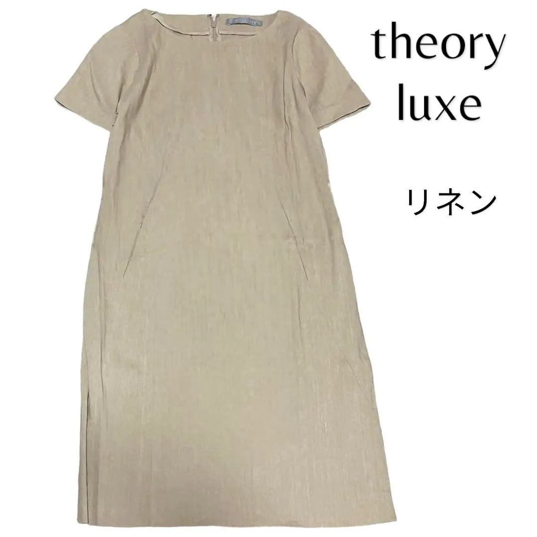 [✨Popular✨] Theory Luxe Linen Stretch Dress Spring/Summer Model