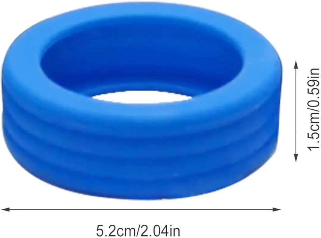 Suitcase Tire Covers 8 Silicone Covers for Baggage Wheels Blue