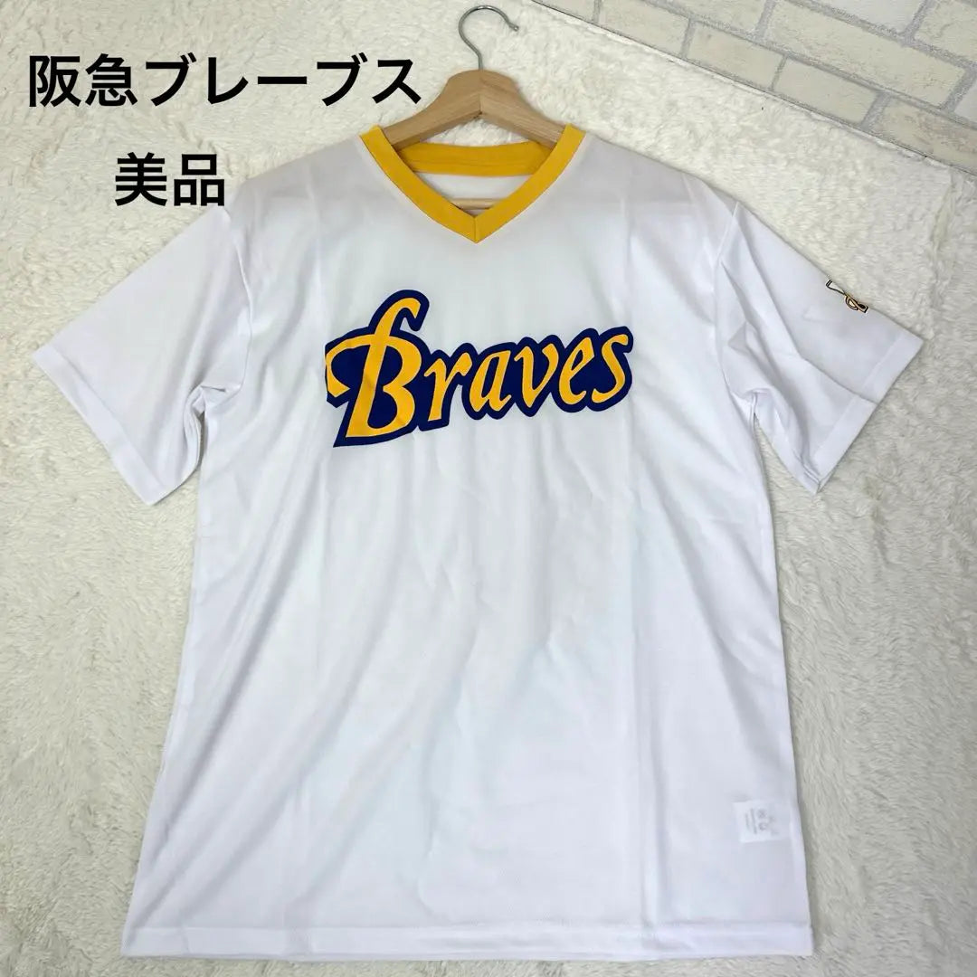 ★Buen estado★Camiseta de manga corta Hankyu Braves Orix Buffaloes, material de malla