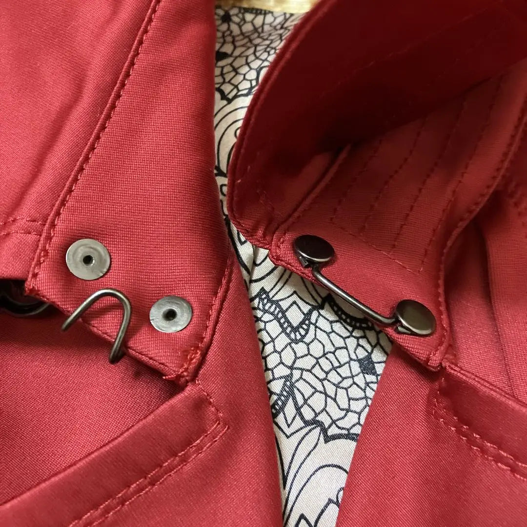 [Rare] Royal Party Red Trench Coat Spring Coat Size 38