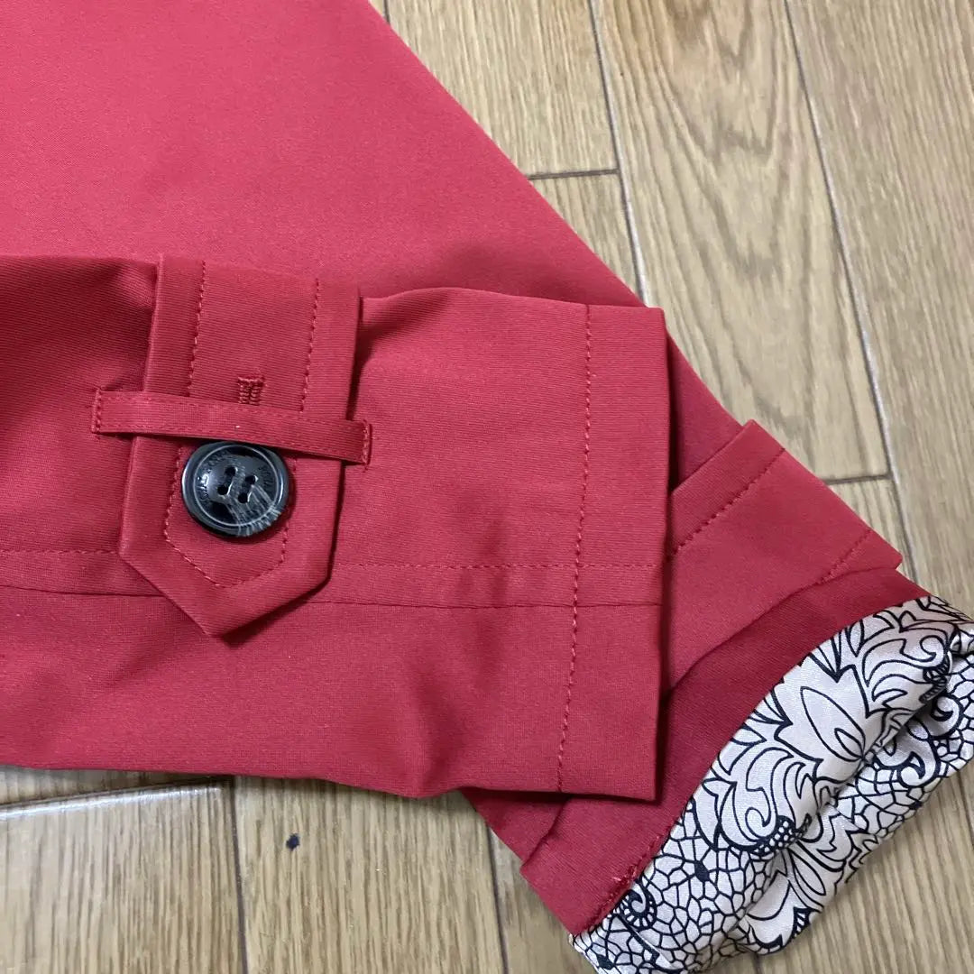 [Raro] Gabardina roja de fiesta real, abrigo de primavera, talla 38