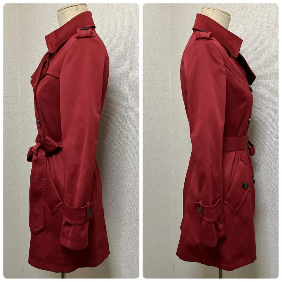 [Rare] Royal Party Red Trench Coat Spring Coat Size 38