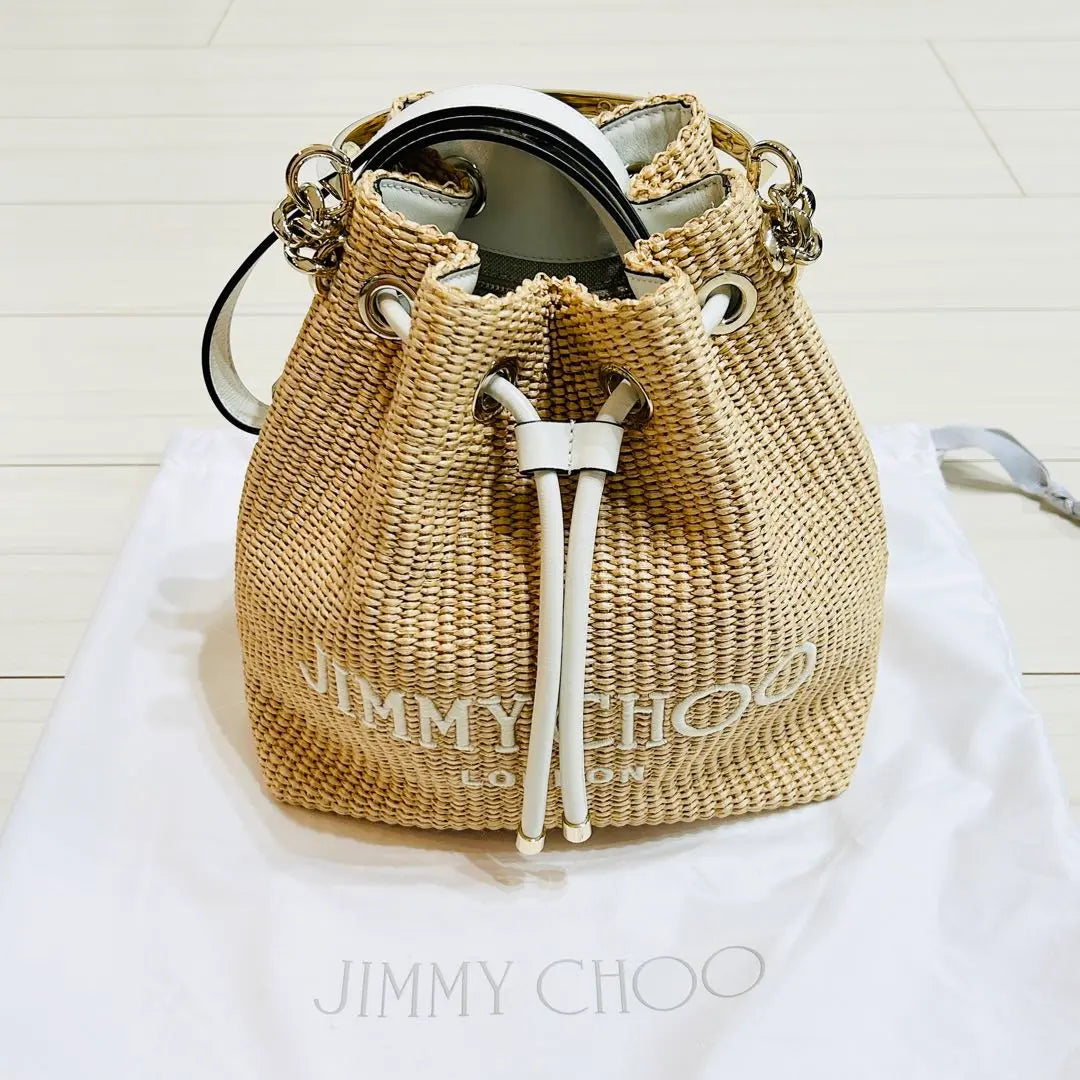 Nueva colección primavera/verano sin usar Bolso cesta JIMMY CHOO | 新品未使用 春夏 コレクション JIMMY CHOO カゴバッグ