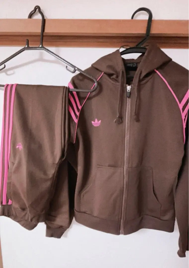 Adidas jersey brown x pink size M