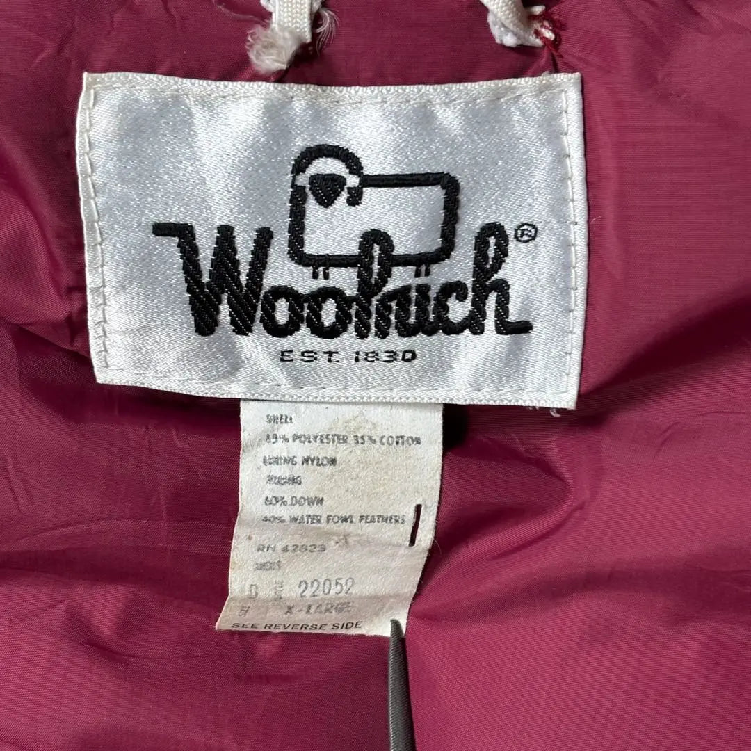 Chaqueta de plumas de WOOLRICH de los años 70, rara, en color beige