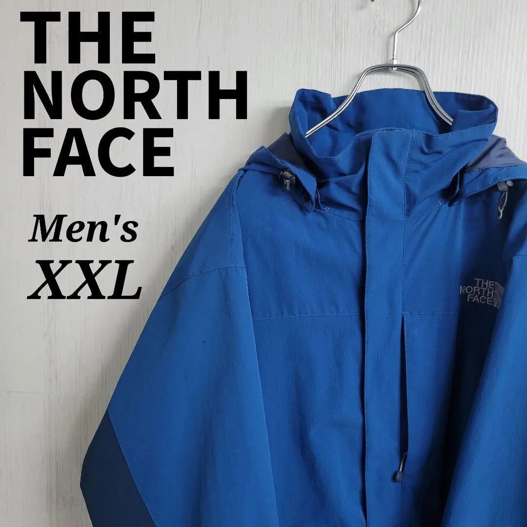 Rare: The North Face Mountain Parka 2XL Blue Embroidered Logo