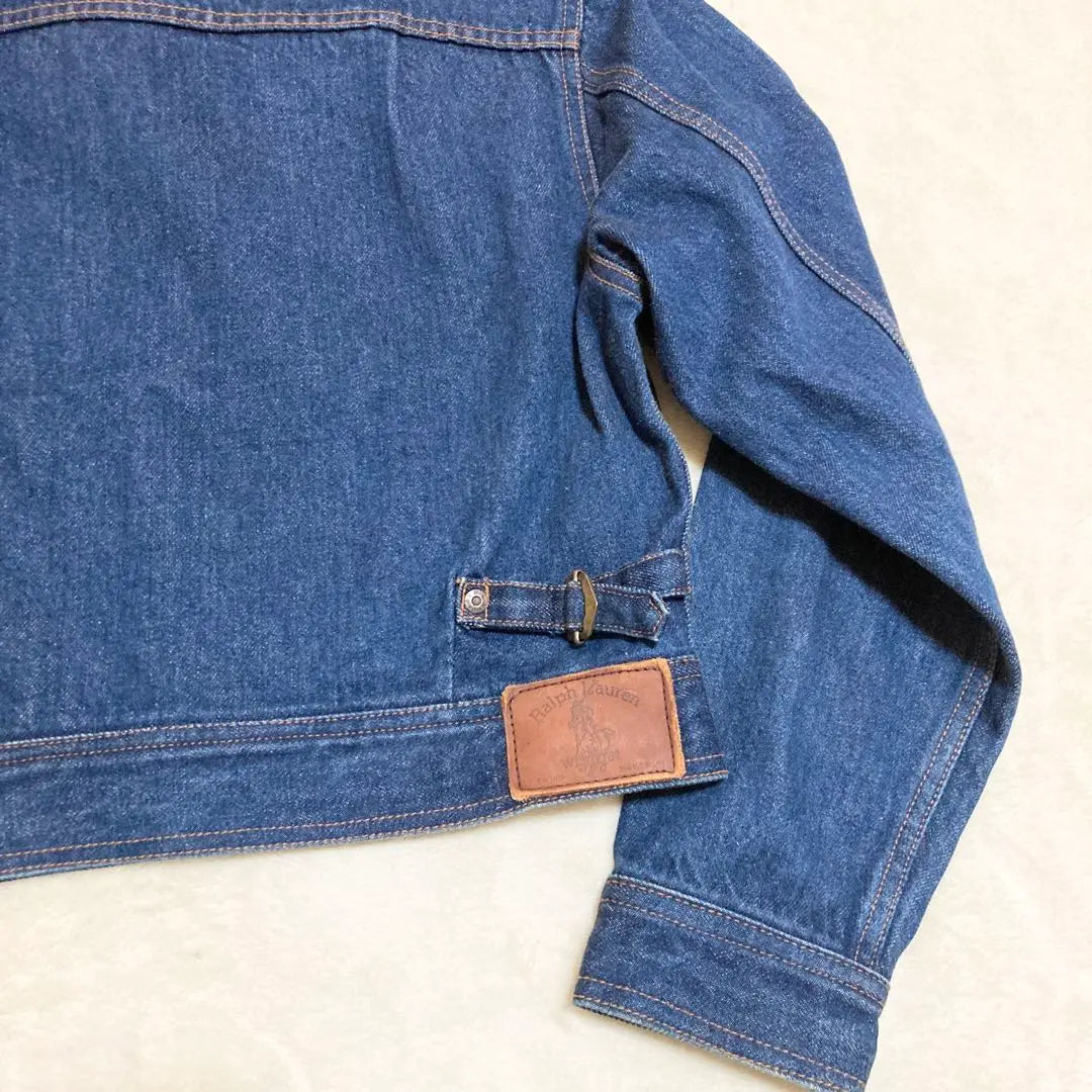 [Super beautiful condition] Ralph Lauren ROUGH WEAR Vintage Denim Jacket M | 【超美品】ラルフローレン ROUGH WEAR ヴィンテージデニムジャケット M