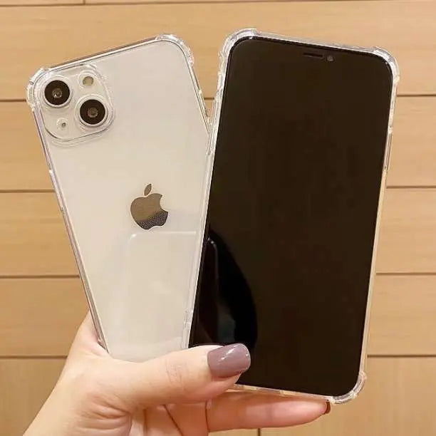 Funda para iPhone 13, funda transparente, funda a prueba de golpes, funda blanda