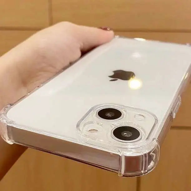 Funda para iPhone 13, funda transparente, funda a prueba de golpes, funda blanda