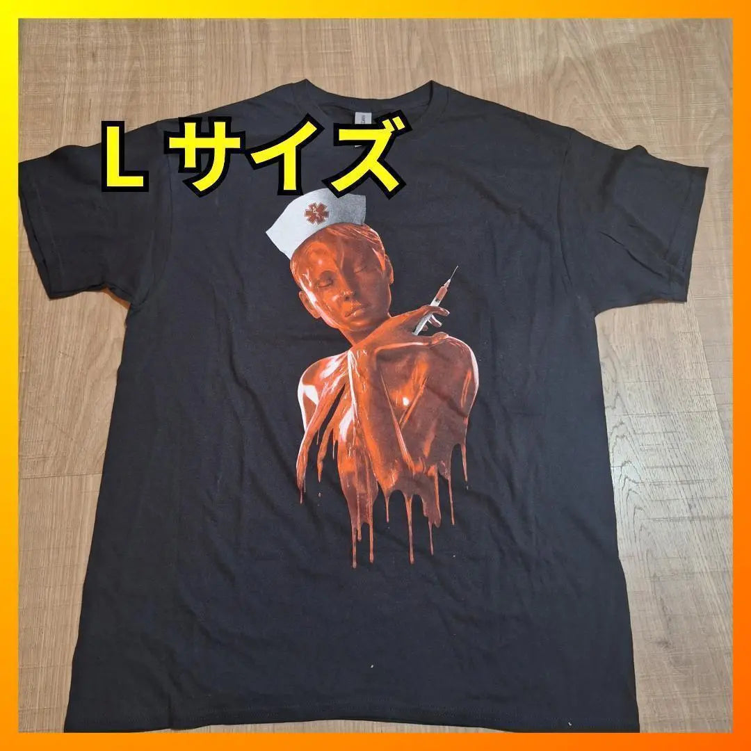 ⭕Rare SAW X Saw T-shirt L size blood donation limited horror d217