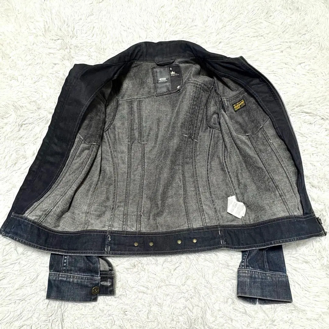 [Extremely Good Condition] G-Star Low Denim Jacket G Jean Indigo Blue S