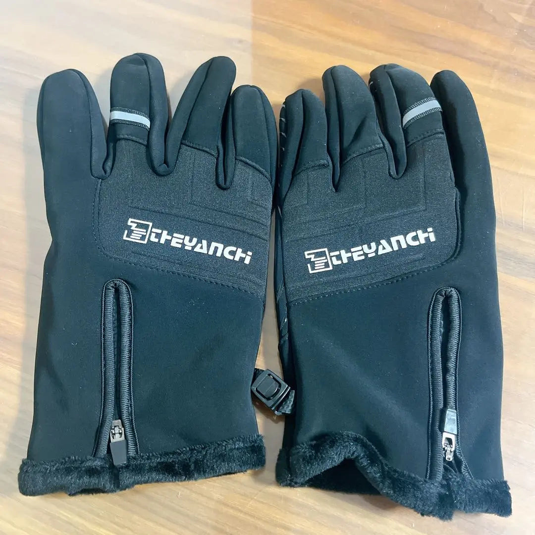 Nuevo ⭐️ 1 par de guantes de ciclismo negros | 新品⭐️ 1 ペア リディンググローブ 男性用サイクリンググローブ ブラック