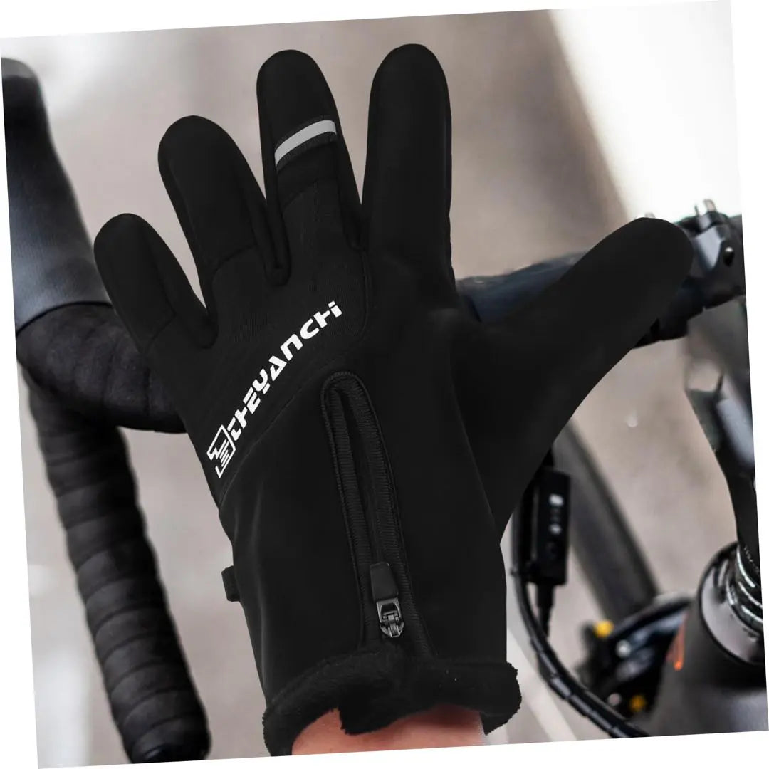 Nuevo ⭐️ 1 par de guantes de ciclismo negros | 新品⭐️ 1 ペア リディンググローブ 男性用サイクリンググローブ ブラック