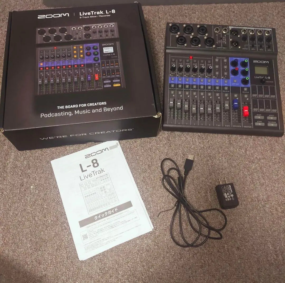 ZOOM L-8 Digital Mixer/Rode NT5 Microphone Pair/Cable