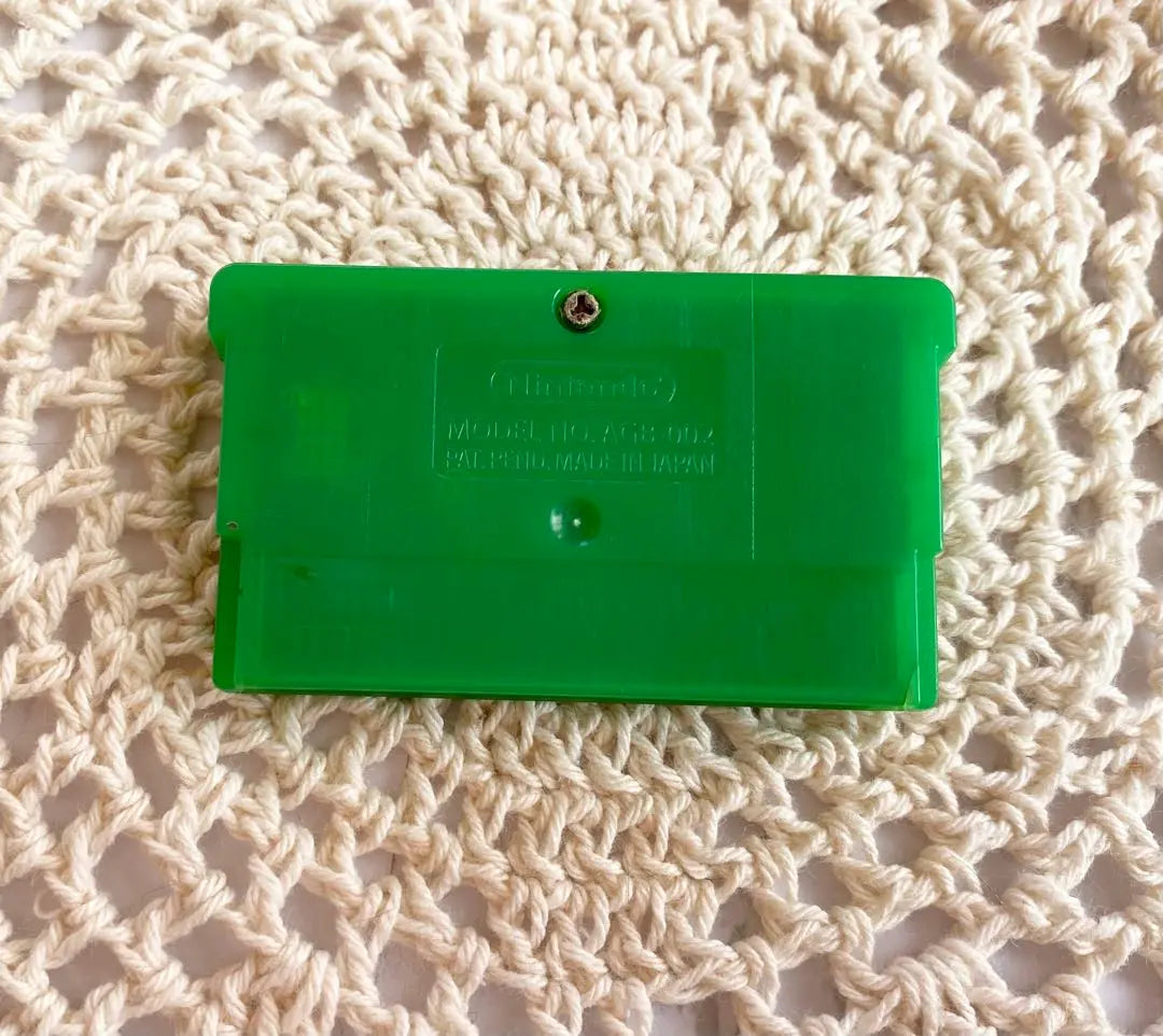 Casete de consejos para Game Boy de Pokémon Verde Hoja