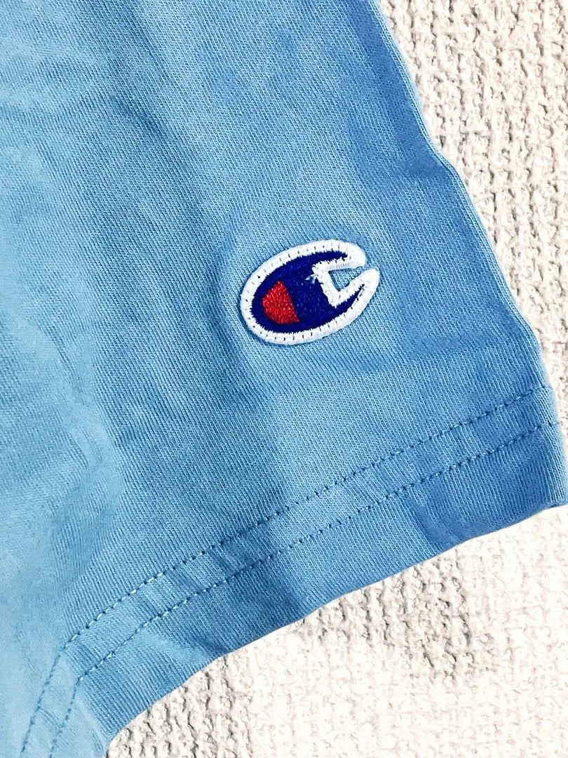 Champion T -shirt 3L (2xl) Large size 100%light blue