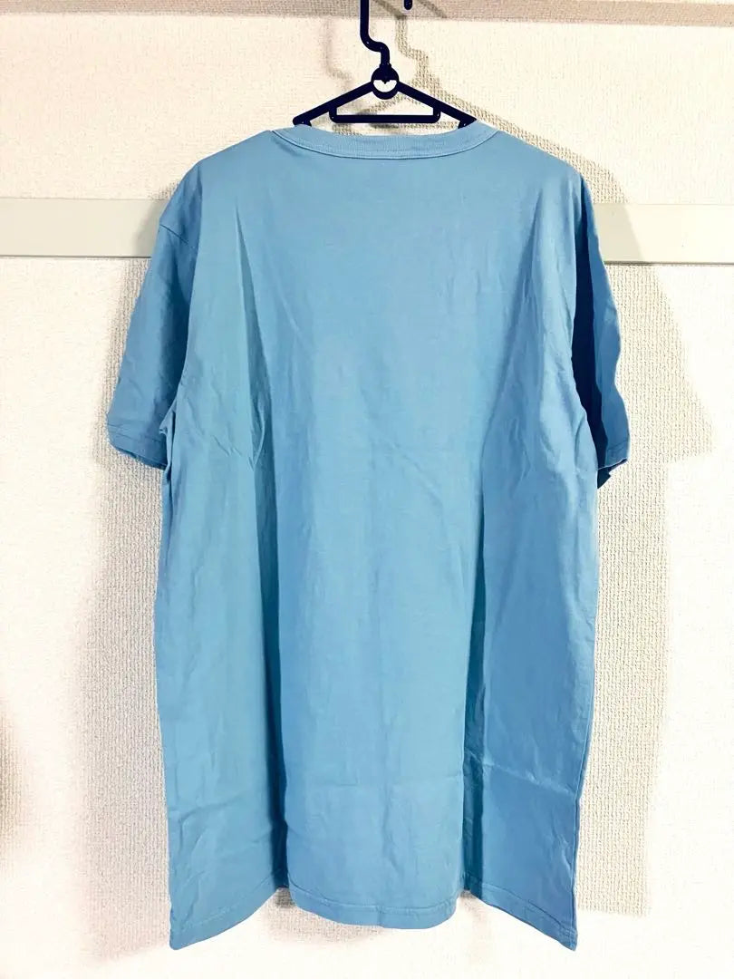 Camiseta Champion 3L (2xl) Talla grande 100%azul claro | チャンピオン Tシャツ 3L(2XL) 大きいサイズ 綿100% 水色