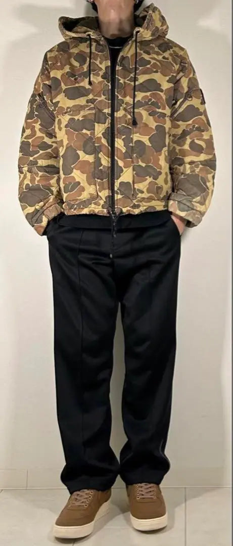 60s〜 hunter camo w zip down jkt