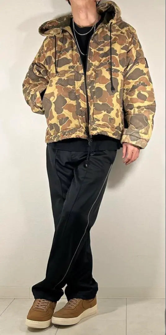 60s〜 hunter camo w zip down jkt