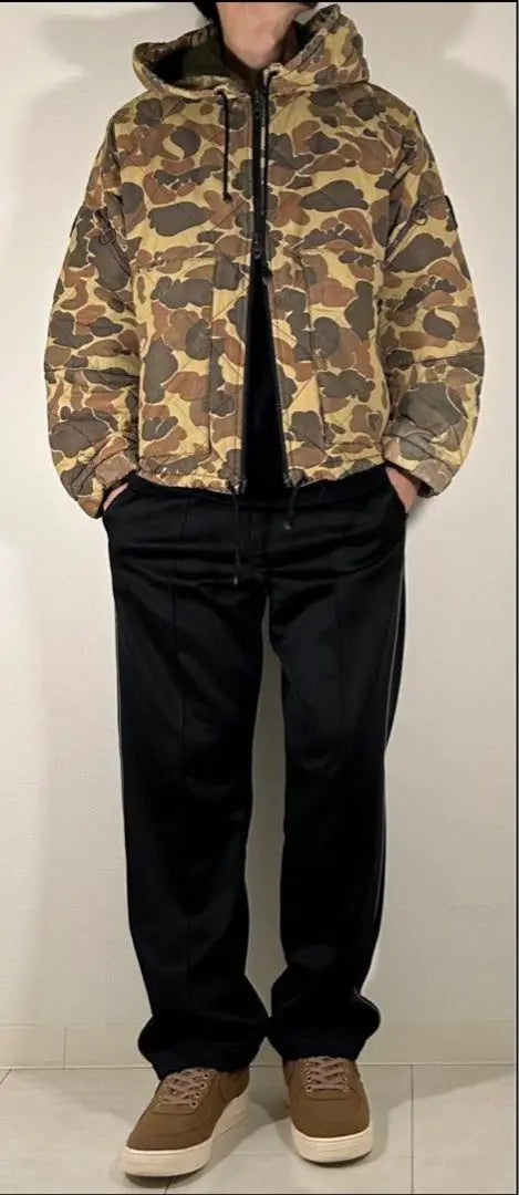 60s〜 hunter camo w zip down jkt