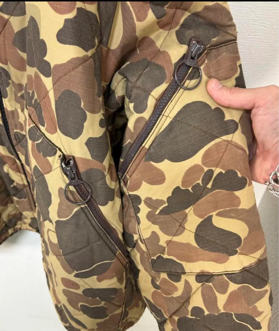 60s〜 hunter camo w zip down jkt