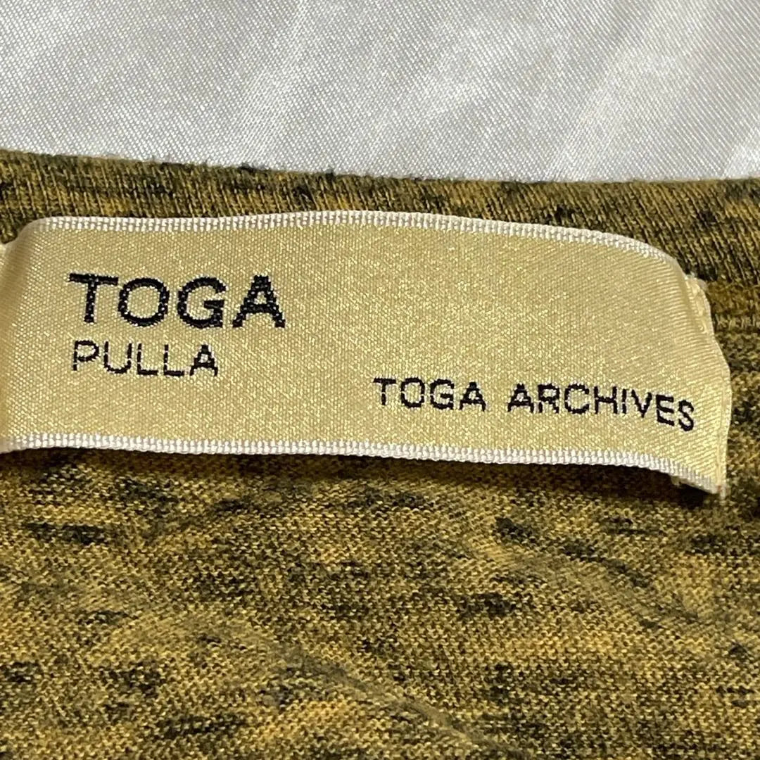 Toga Purura Short Sleeve All-over Pattern Knit Cotton 1