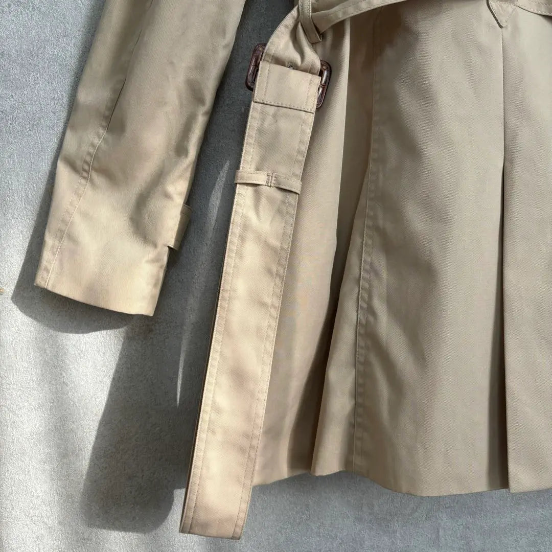 1705 Resmus Beige Trench Coat with Liner and Belt