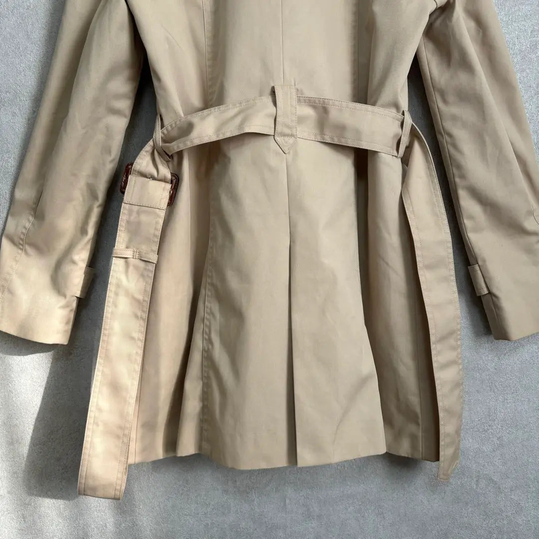 1705 Resmus Beige Trench Coat with Liner and Belt