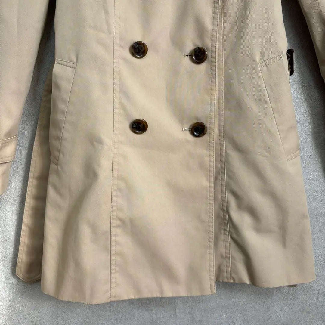 1705 Resmus Beige Trench Coat with Liner and Belt