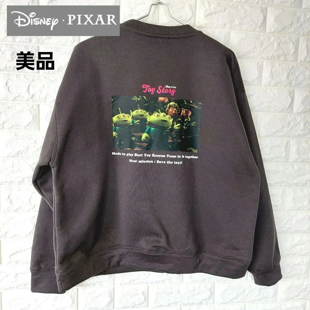 [Good condition] Disney Pixar Toy Story Sweatshirt Alien Gray M