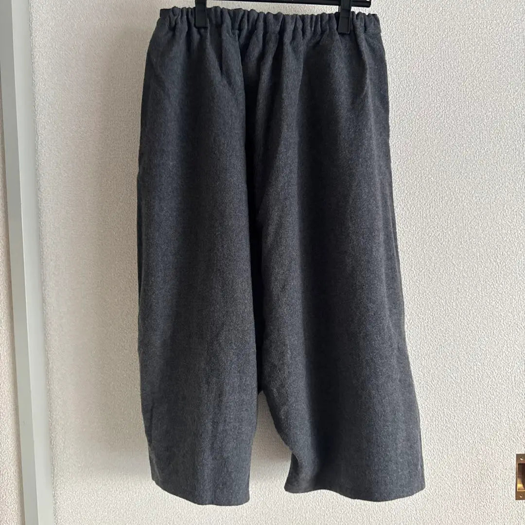 New nest robe wool sarouel pants grey